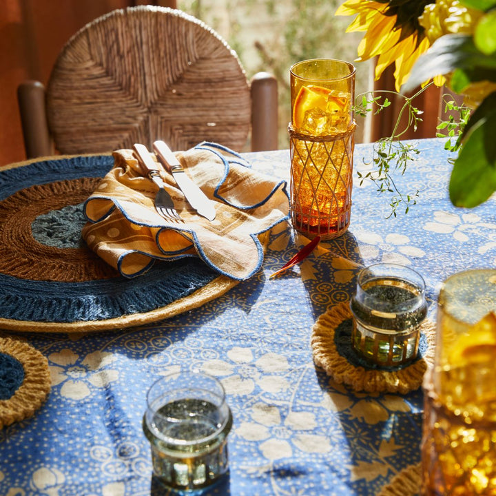 Amer Linen Napkin Set - Blue Jean - Sage x Clare - Ruby's Home Store