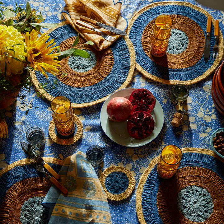 Amer Linen Napkin Set - Blue Jean - Sage x Clare - Ruby's Home Store