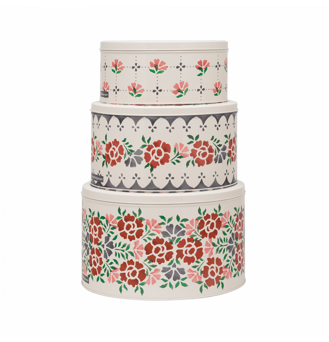 Antique Rose Large Round Cake Tins - Set of 3 - Emma Bridgewater (Copy) - Ruby's Home Store