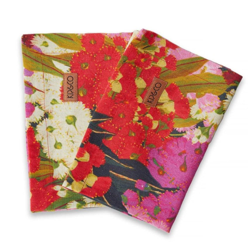 Bush Christmas Linen 4P Napkin Set - Kip & Co - Ruby's Home Store