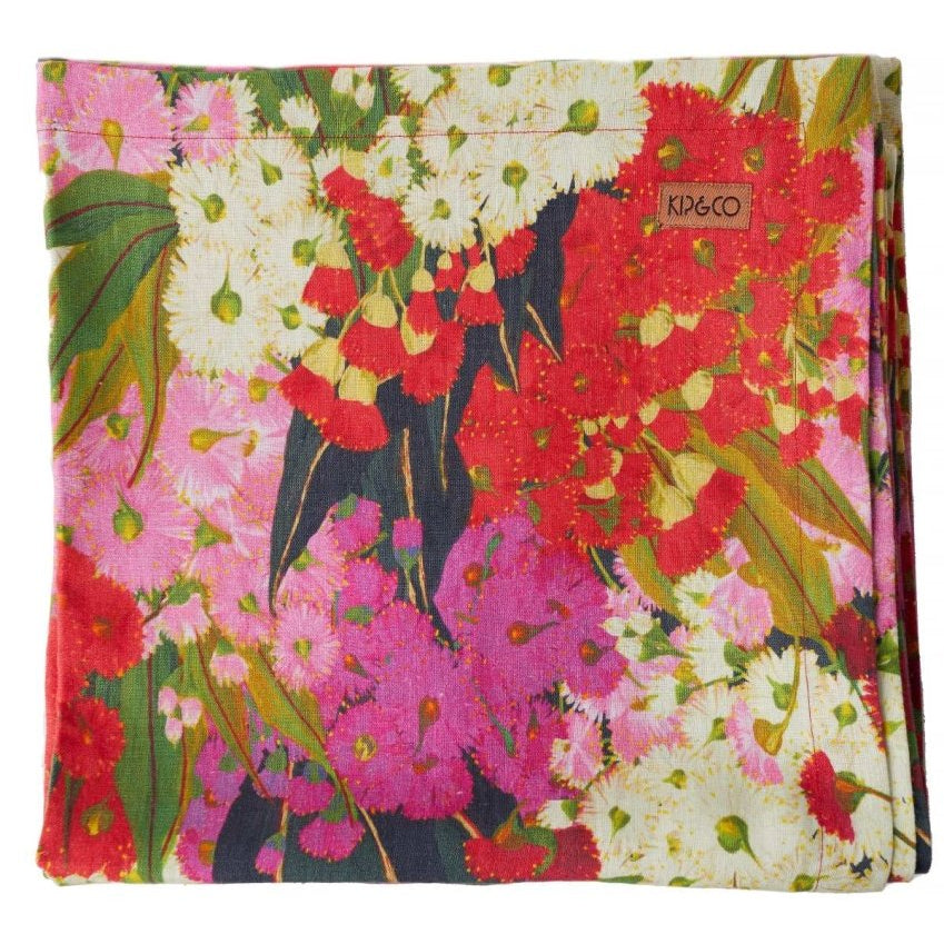 Bush Christmas Linen Tablecloth - Kip & Co - Ruby's Home Store