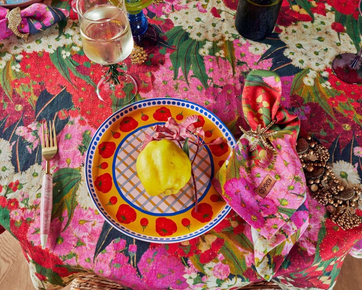 Bush Christmas Linen Tablecloth - Kip & Co - Ruby's Home Store