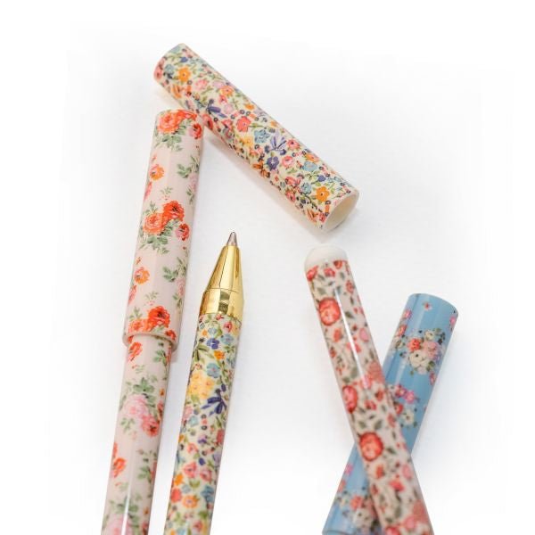Cath Kidston Floral Pen Set of 4 - Ruby's Home Store