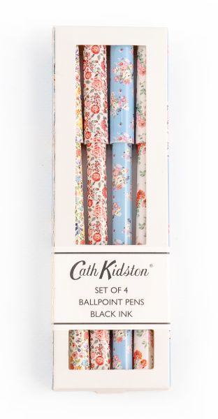 Cath Kidston Floral Pen Set of 4 - Ruby's Home Store