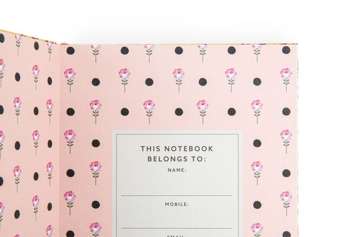 Cath Kidston Floral Spot Notebook - A5 Soft Cover - Ruby's Home Store