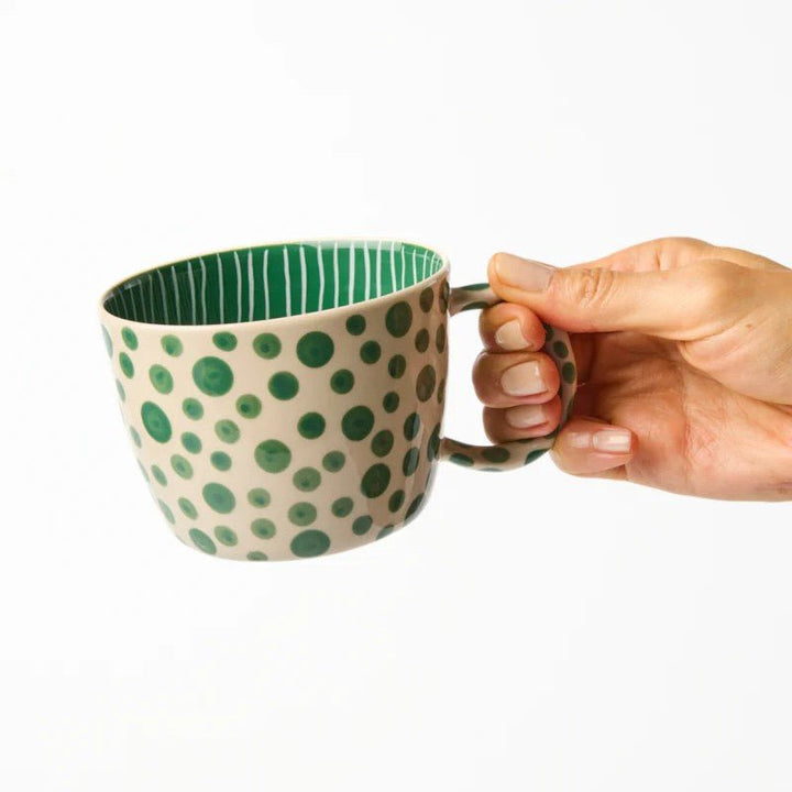 Chino Mug Green Spot - Jones & Co - Ruby's Home Store