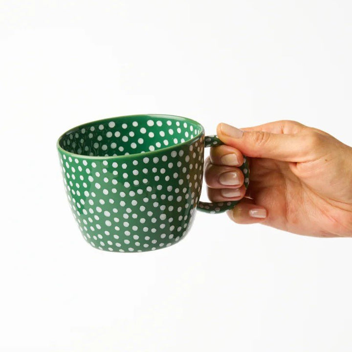 Chino Mug Green Sprinkle - Jones & Co - Ruby's Home Store