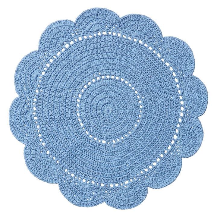 Chumo Crochet Placemat Set - Sage x Clare - Lapis - Ruby's Home Store