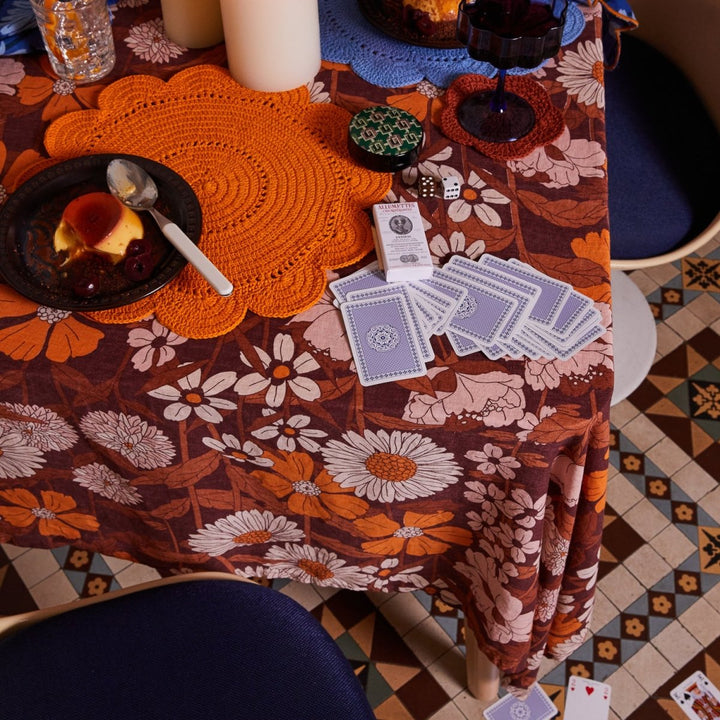 Chumo Crochet Placemat Set - Sage x Clare - Lapis - Ruby's Home Store