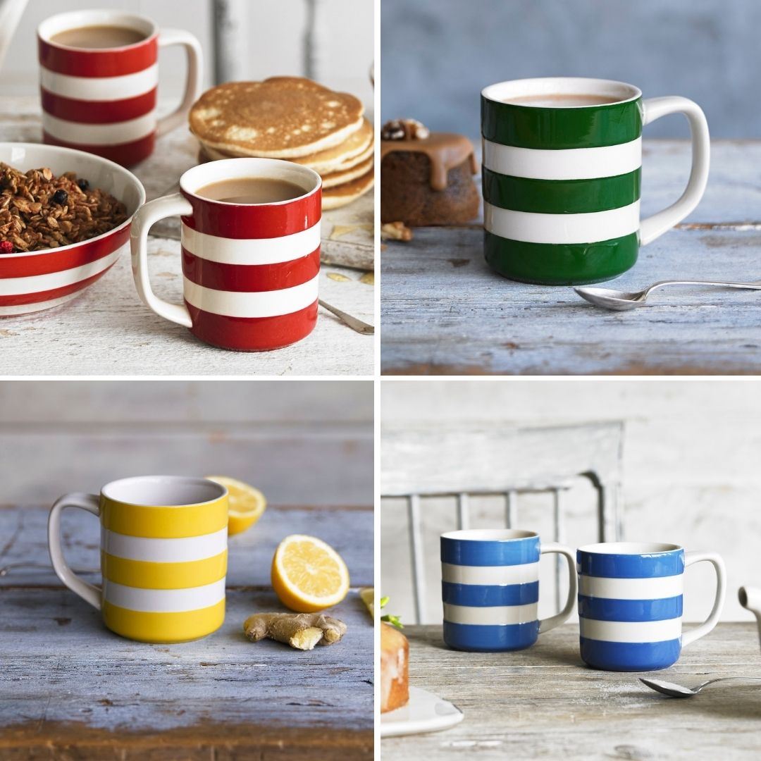 Cornishware Mug - Coloured 10oz - Ruby's Home Store