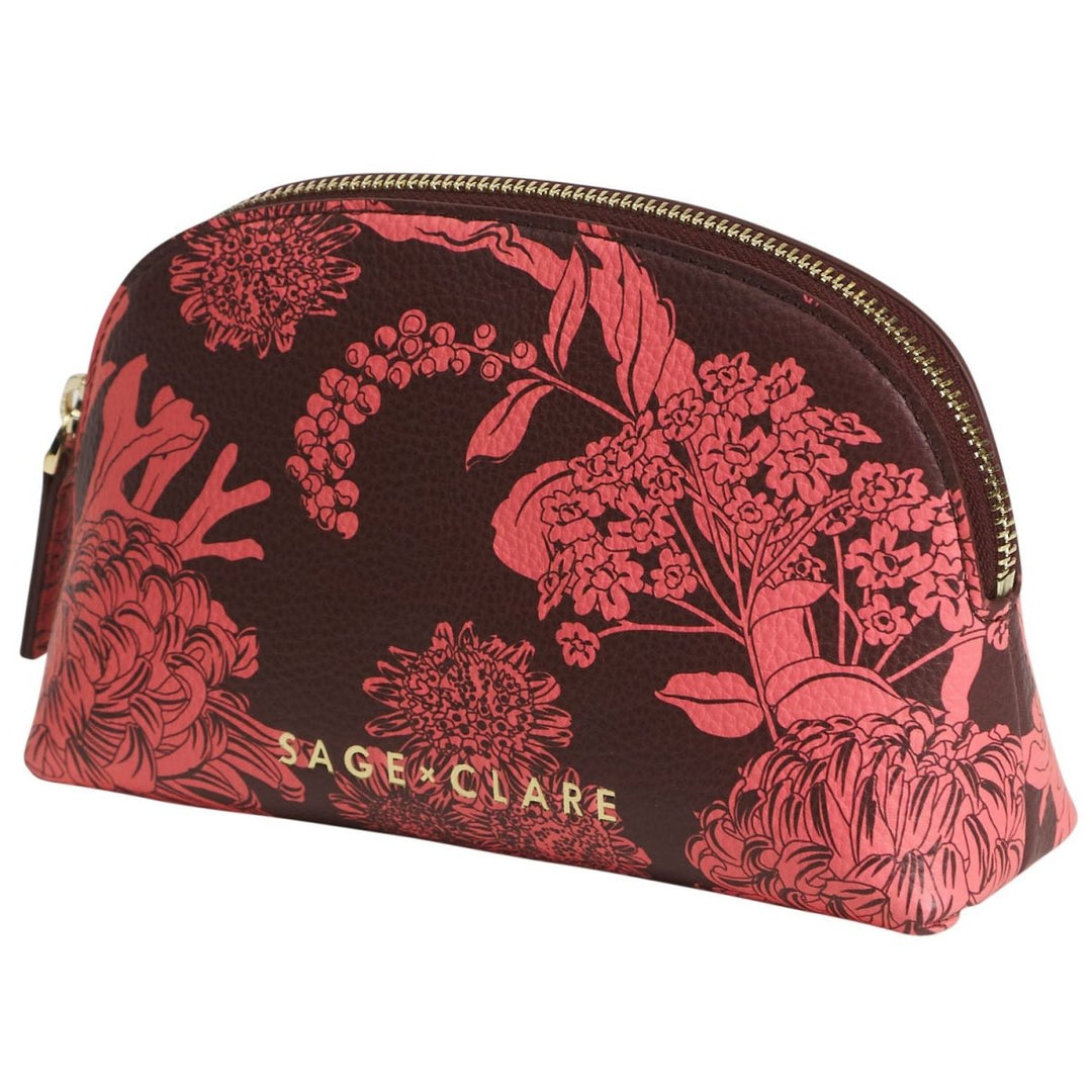 Delphine Cosmetic Pouch - Garnet - Sage x Clare - Ruby's Home Store
