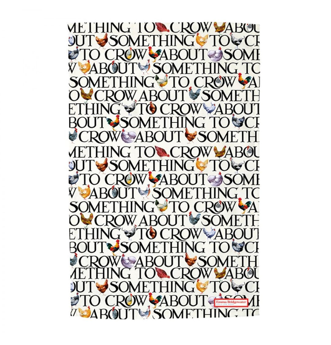Emma Bridgewater Rise & Shine Black Toast Tea Towel - Ruby's Home Store
