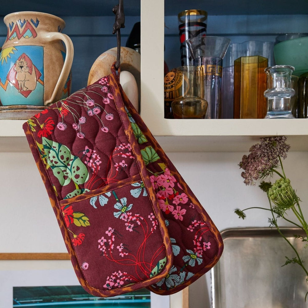 Genevieve Double Oven Mitt - Sage x Clare - Ruby's Home Store
