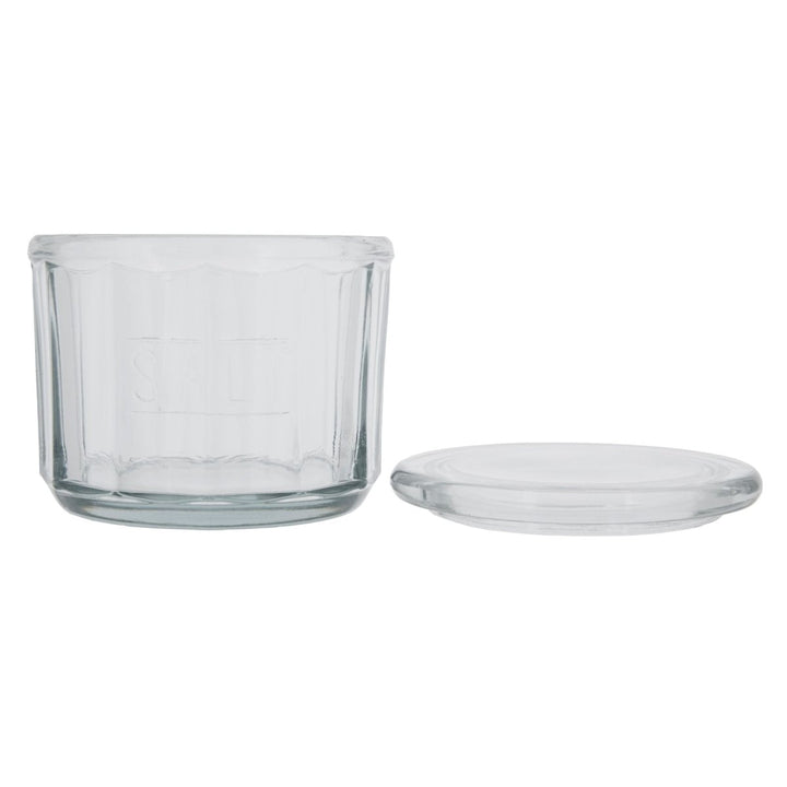 Glass Salt Jar with Wooden Scoop - Ruby's Home Store