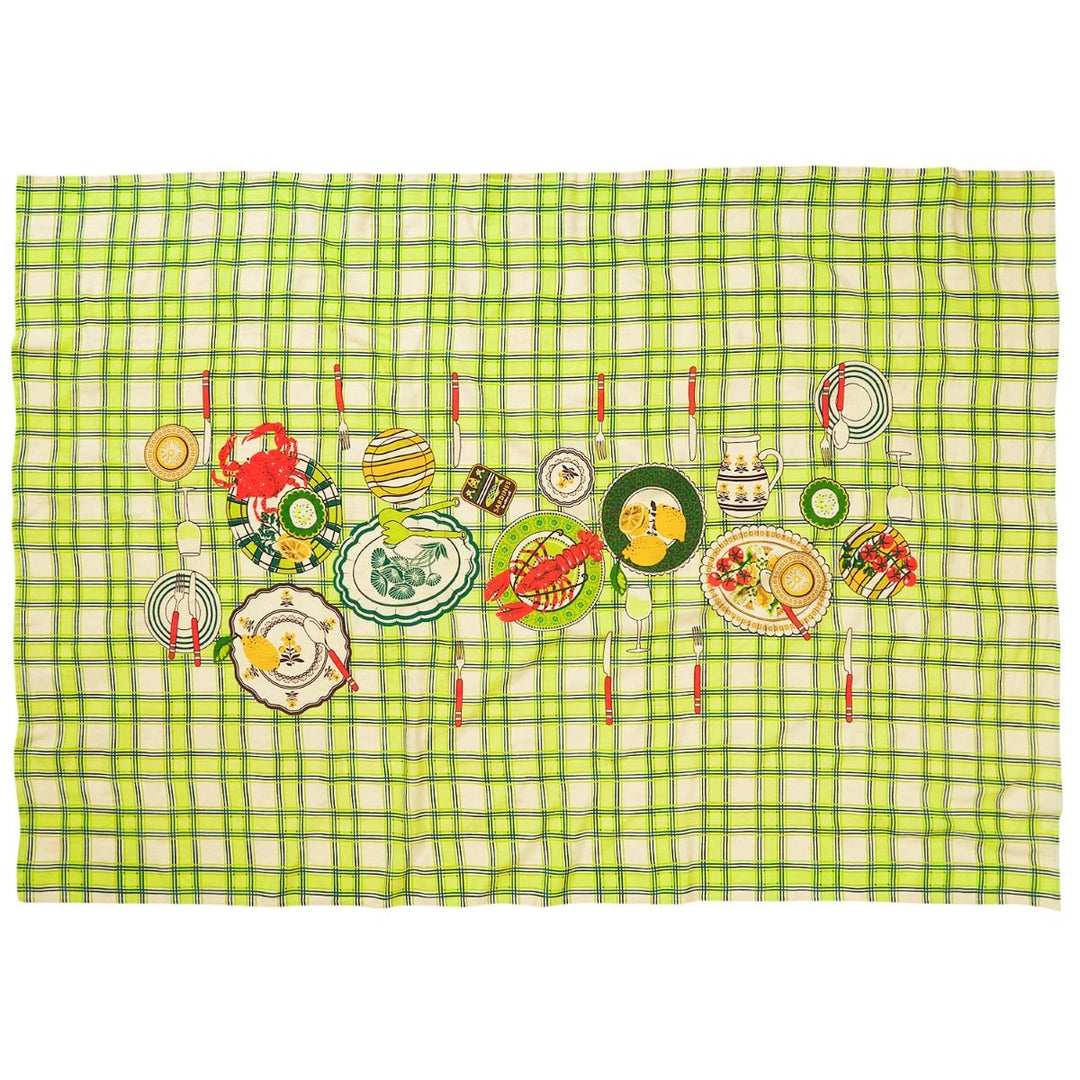 Isla Linen Table Cloth - Sage x Clare - Ruby's Home Store