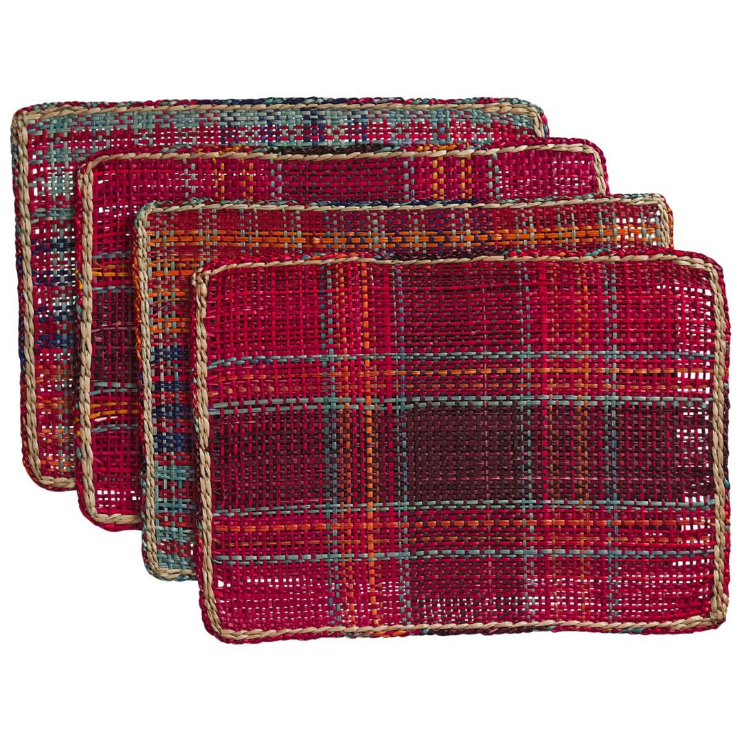 Isla Placemat Set - Crimson - Sage x Clare - Ruby's Home Store