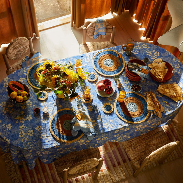 Jaya Placemat Set - Lapis - Sage x Clare - Ruby's Home Store
