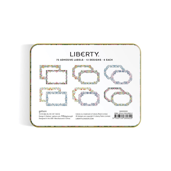 Liberty Tin of Gift Labels - Ruby's Home Store