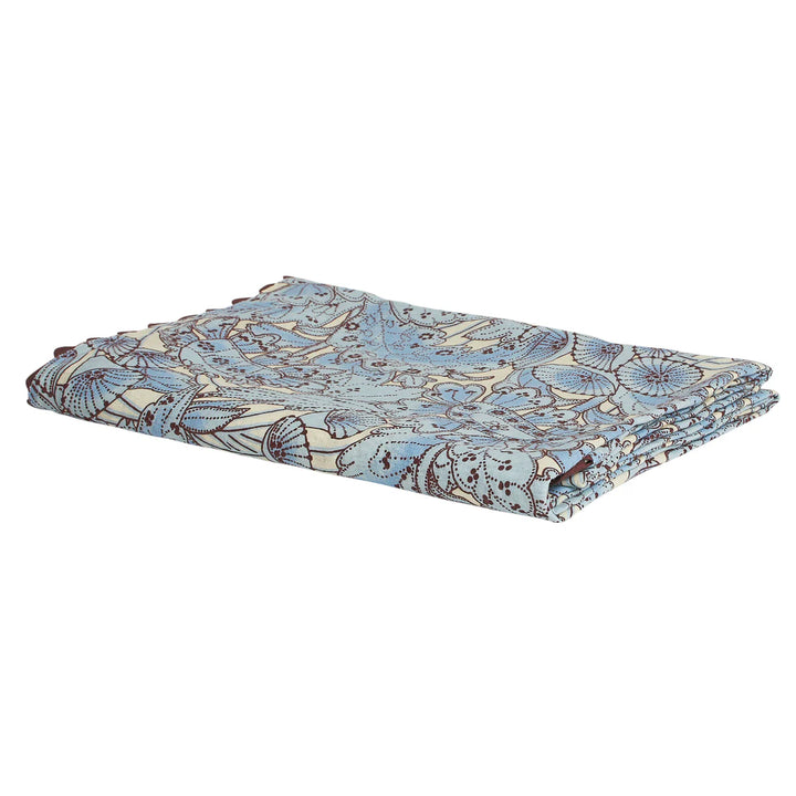 Lucia Linen Table Cloth - Cerulean - Sage x Clare