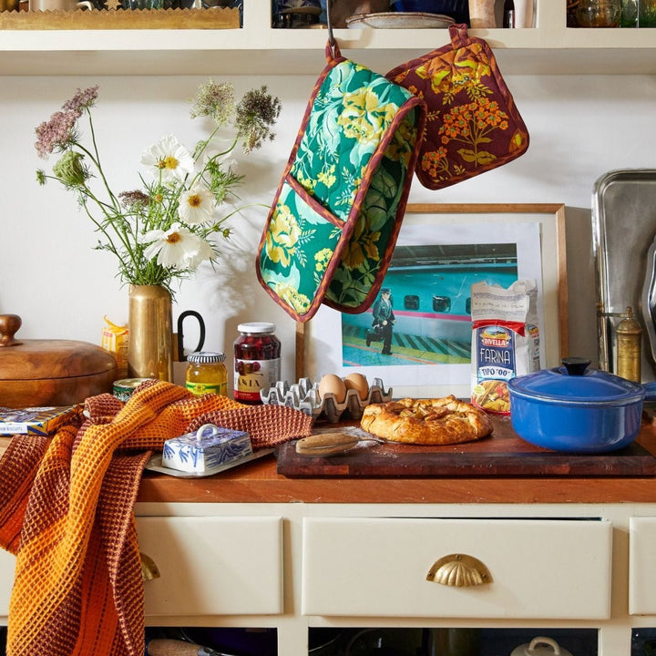 Margot Double Oven Mitt - Sage x Clare - Ruby's Home Store