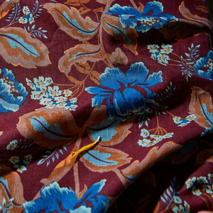 Margot Linen Table Cloth - Mahogany - Sage x Clare - Ruby's Home Store
