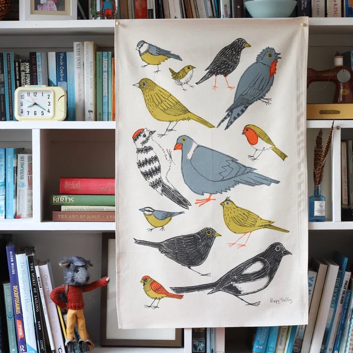 Poppy Treffry - Garden Birds Tea Towel - Ruby's Home Store