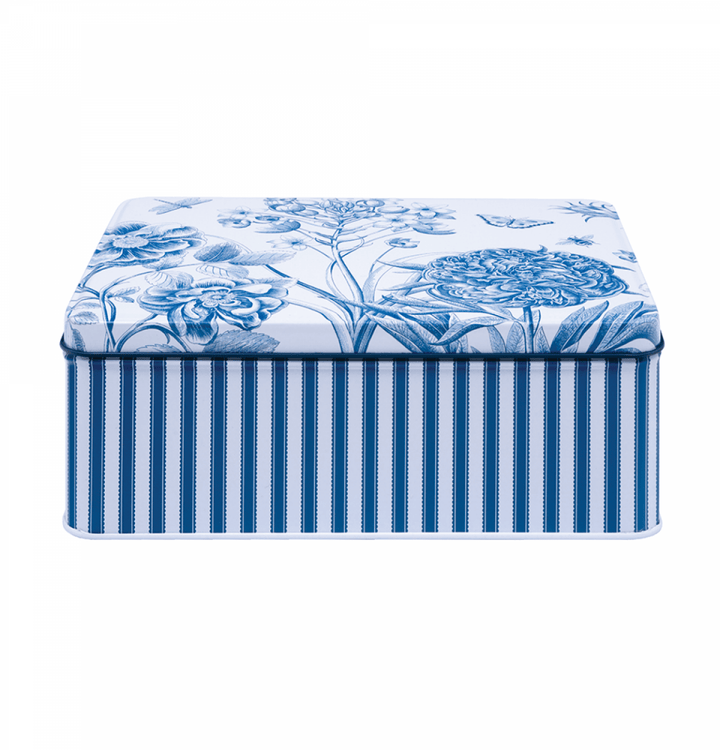 Sanderson Etchings and Roses Biscuit Tin - Ruby's Home Store