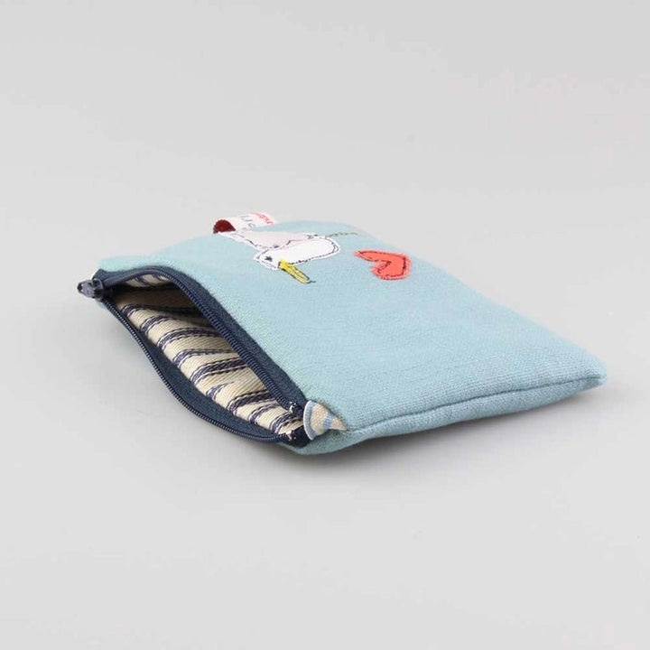 Seagull Embroidered Coin Purse - Poppy Treffry - Ruby's Home Store