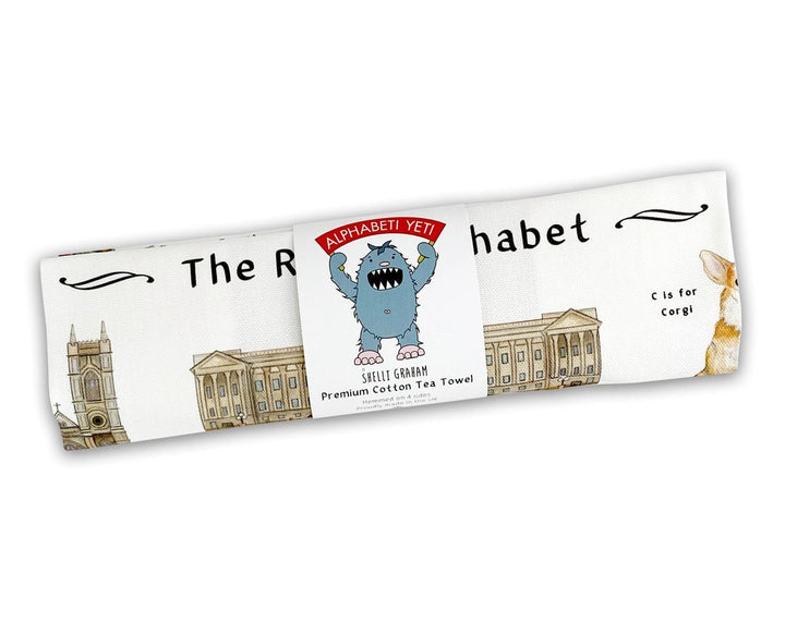 The Royal Alphabet Tea Towel - Ruby's Home Store