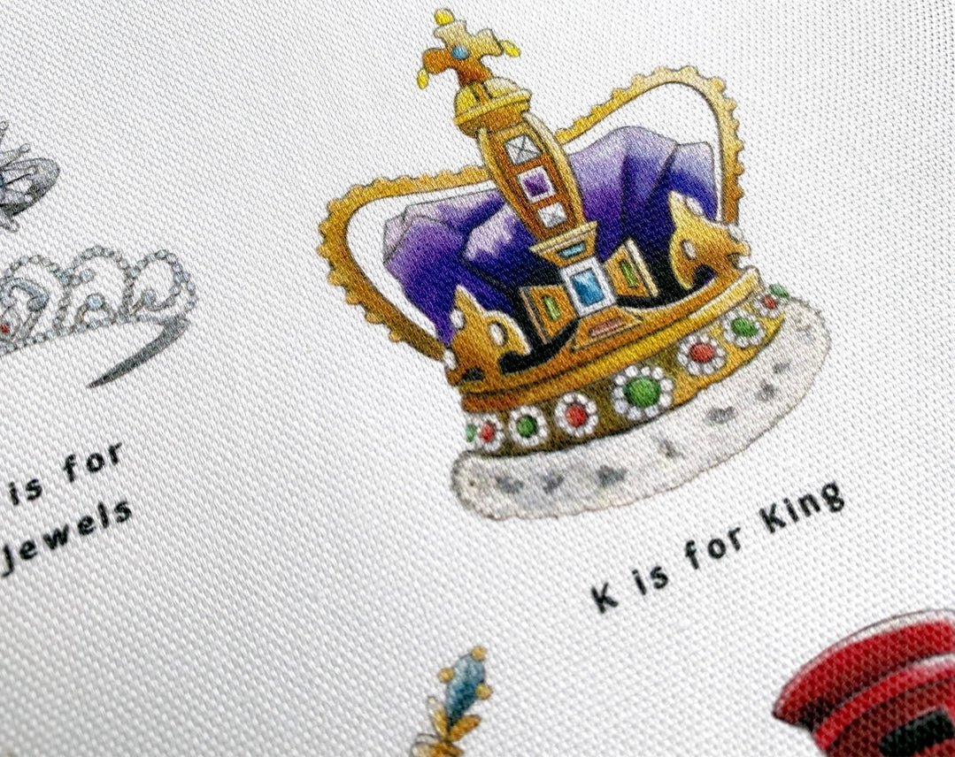 The Royal Alphabet Tea Towel - Ruby's Home Store
