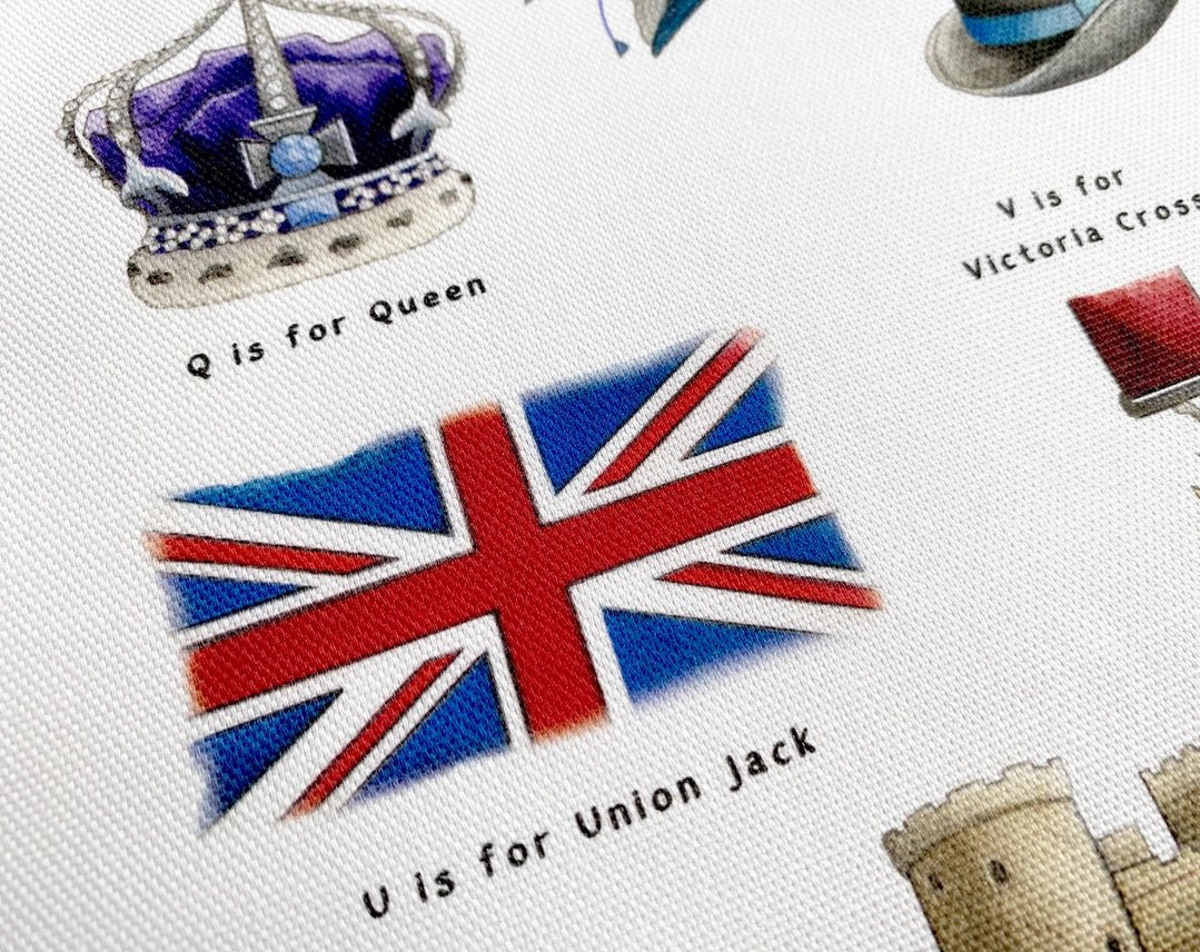 The Royal Alphabet Tea Towel - Ruby's Home Store
