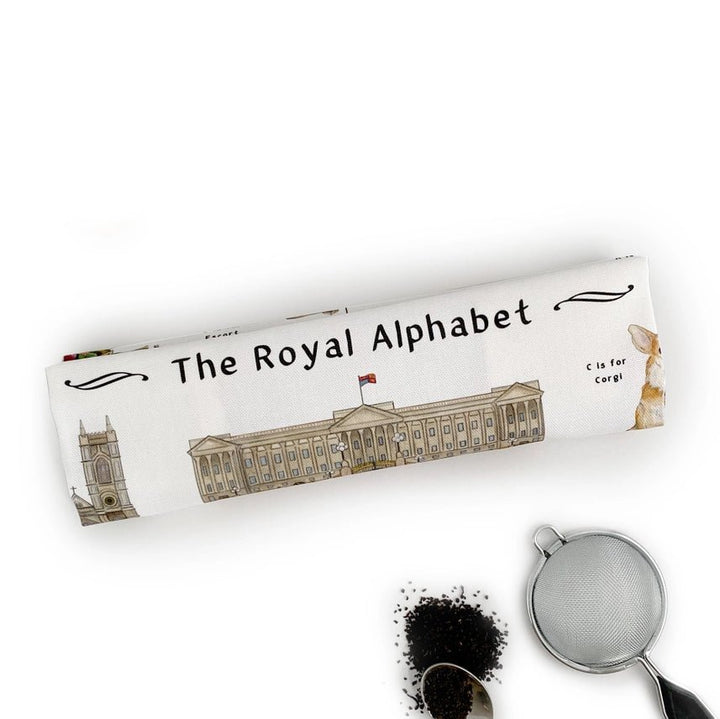 The Royal Alphabet Tea Towel - Ruby's Home Store