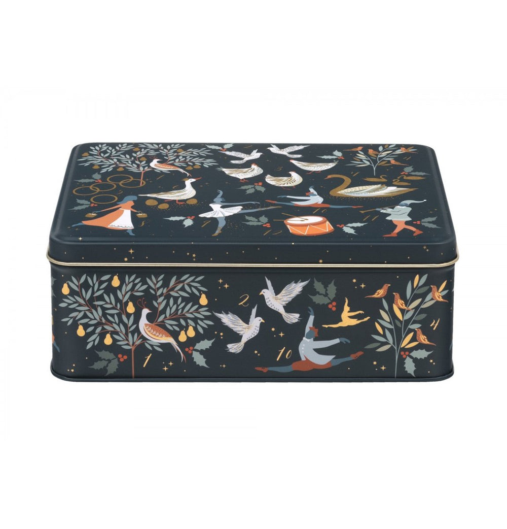 12 Days of Christmas Biscuit Tin - Sara Miller - Ruby's Home Store