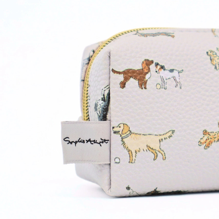 Sophie Allport Doggy Day Care Faux Leather Pencil/Cosmetic Case