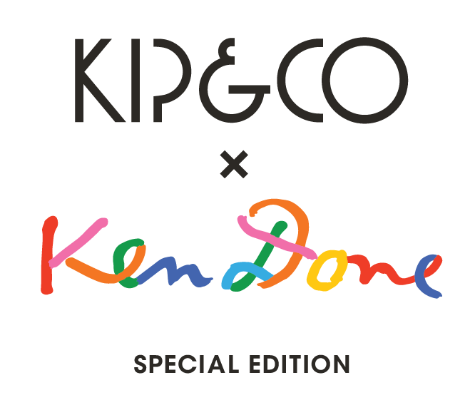 Kip & Co x Ken Done special edition logo