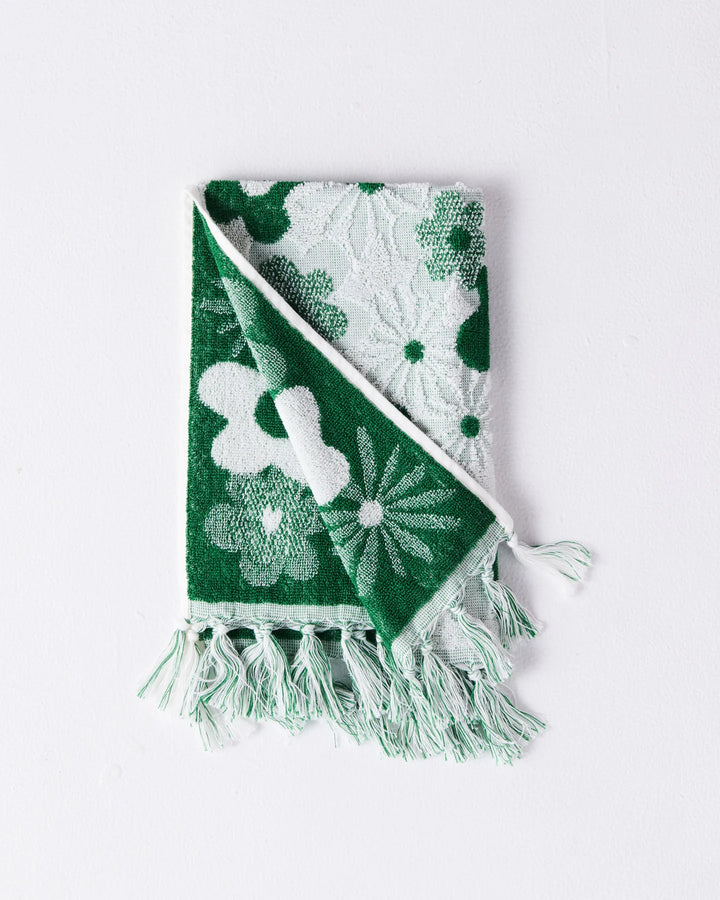 Green House Embossed Terry Hand Towel - Kip & Co