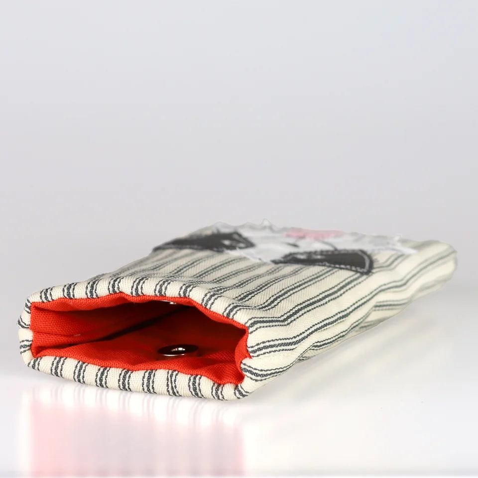 Roscoe Dog Embroidered Phone or Glasses Case - Poppy Treffry