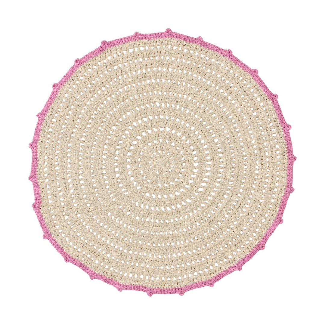 Alameda Crochet Placemat Set - Sage x Clare - Ruby's Home Store