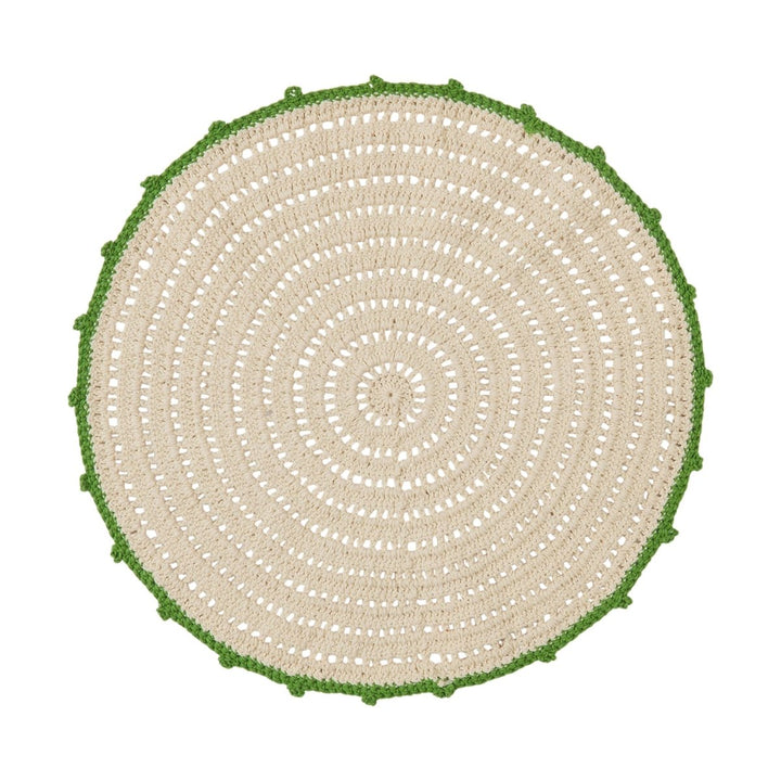 Alameda Crochet Placemat Set - Sage x Clare - Ruby's Home Store