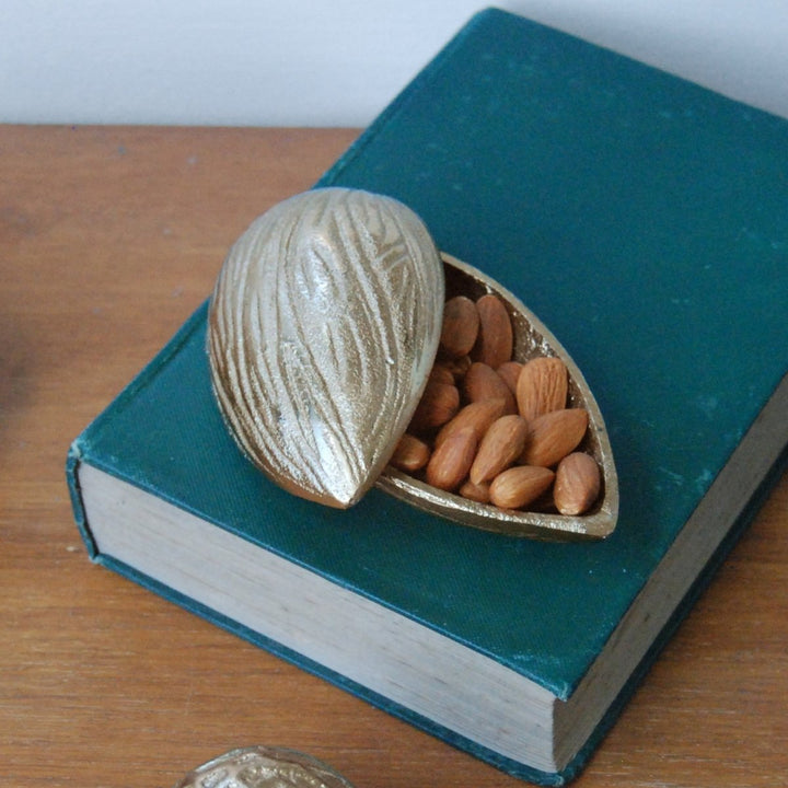 Almond Bowl - Gold - White Moose - Ruby's Home Store