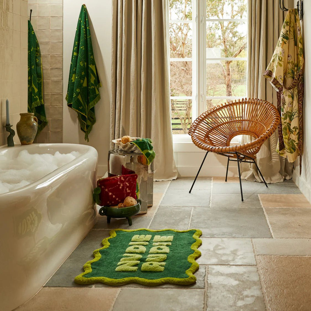 Amalie Nudie Rudie Bath Mat - Kelp - Sage x Clare - Ruby's Home Store