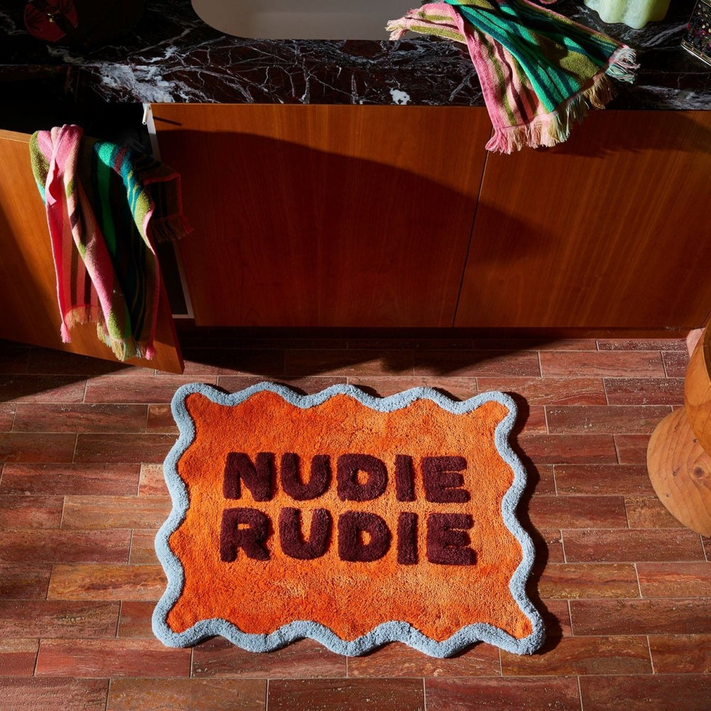Amalie Nudie Rudie Bath Mat - Orangerie - Sage x Clare - Ruby's Home Store
