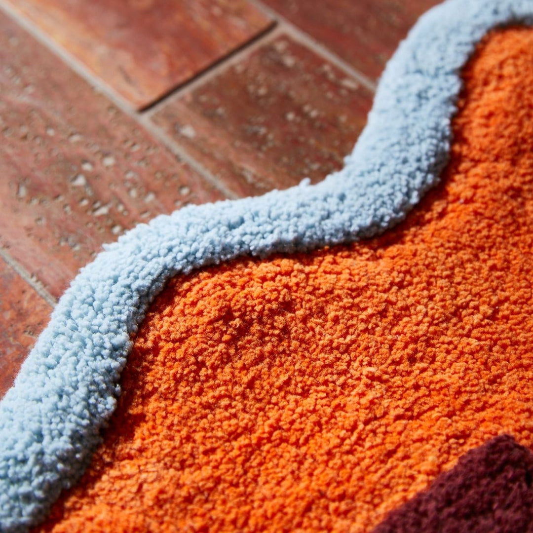 Amalie Nudie Rudie Bath Mat - Orangerie - Sage x Clare - Ruby&