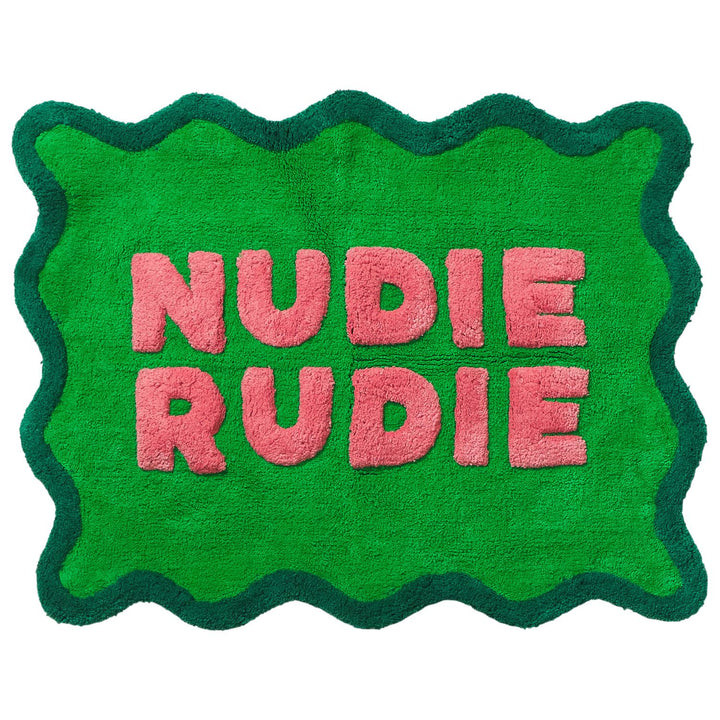 Amalie Nudie Rudie Bath Mat - Spring Green - Sage x Clare
