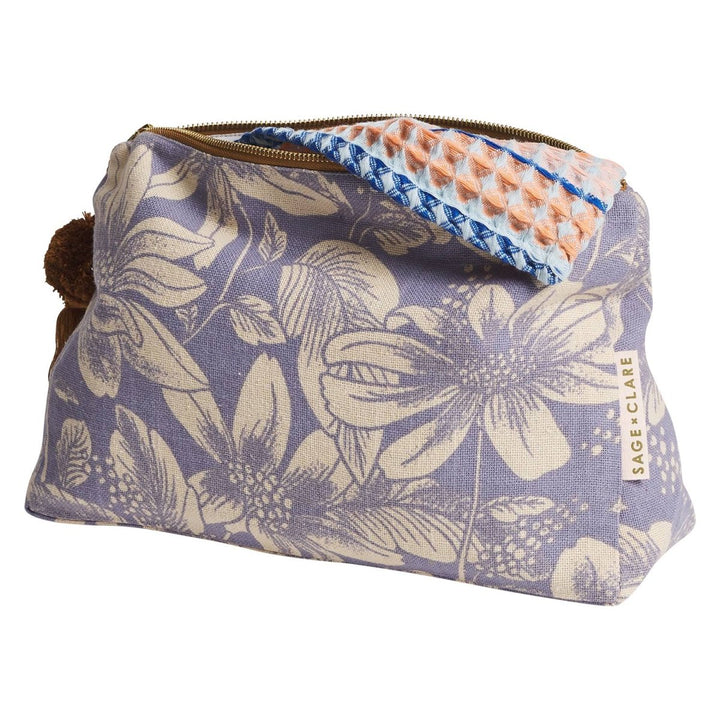 Amrita Cosmetic Bag - Storm - Sage x Clare - Ruby's Home Store