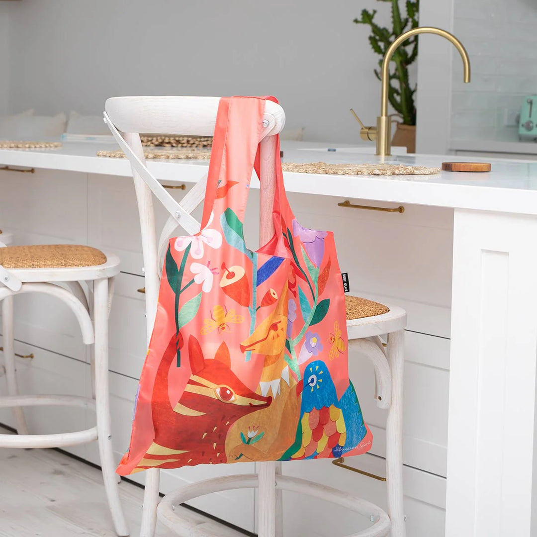 Andrea Smith Animal Party Shopping Bag - Ruby Olive