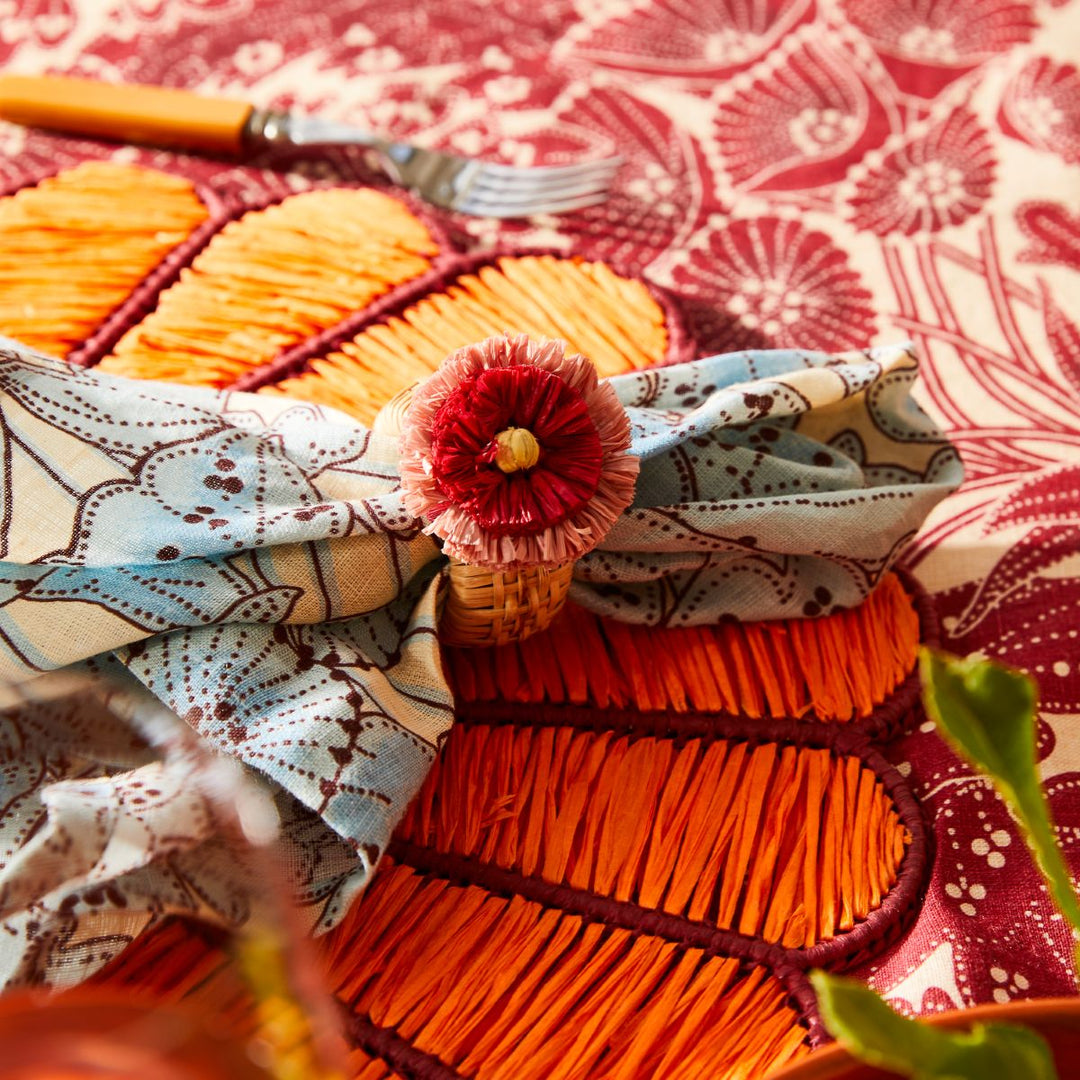 Aria Napkin Ring Set - Flame - Sage x Clare - Ruby's Home Store