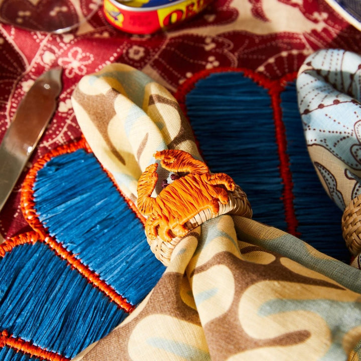 Aria Napkin Ring Set - Flame - Sage x Clare - Ruby's Home Store