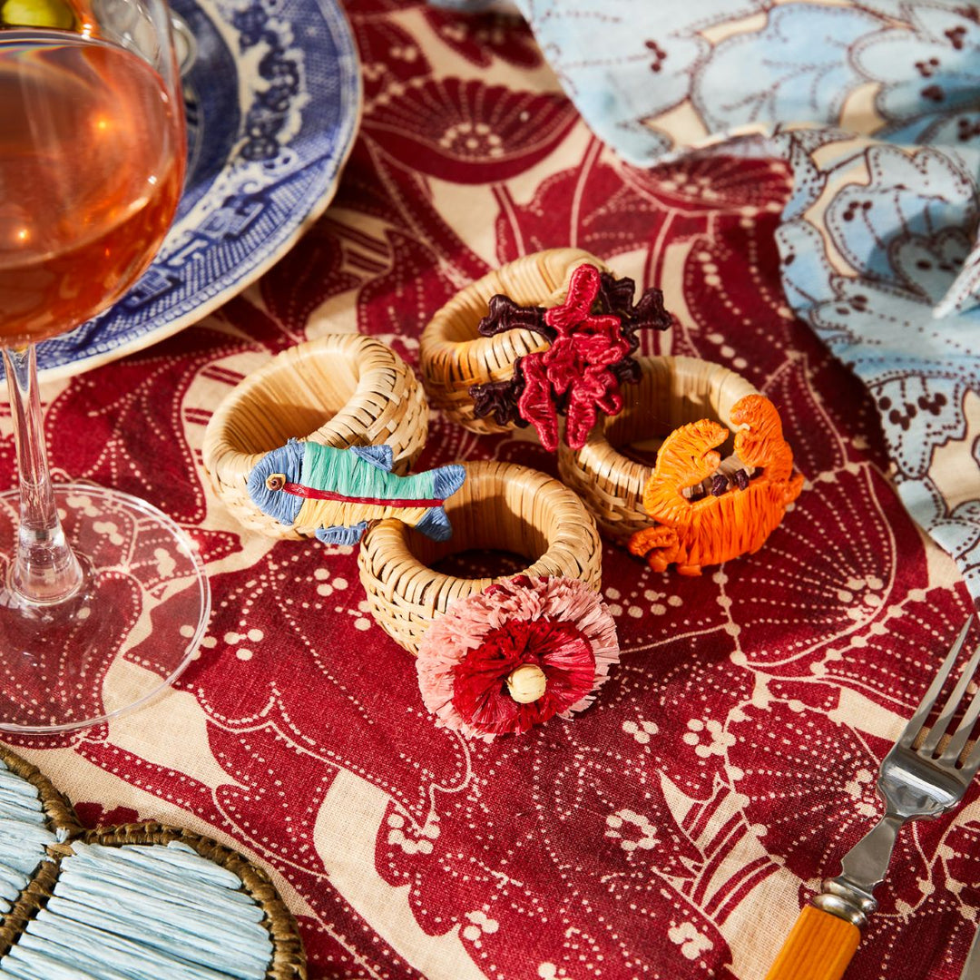 Aria Napkin Ring Set - Flame - Sage x Clare - Ruby's Home Store