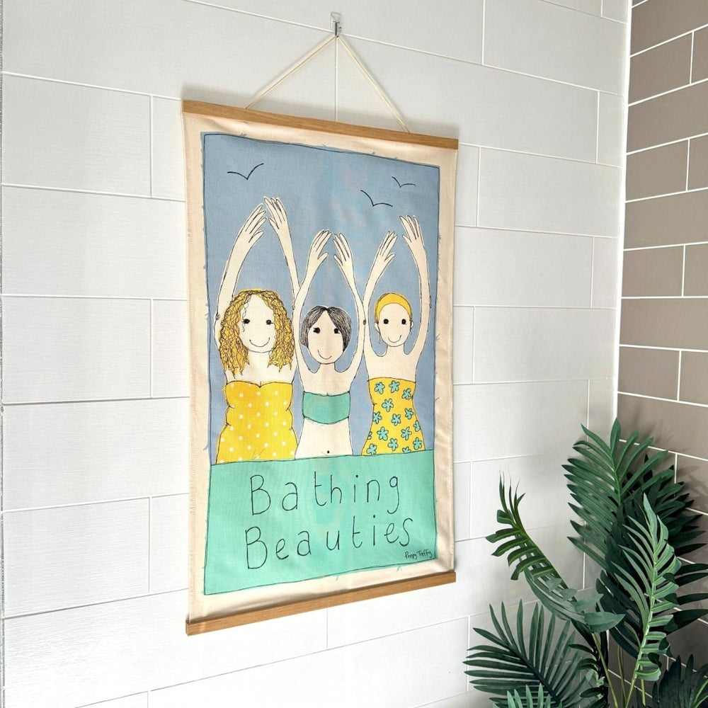 Bathing Beauties Tea Towel - Poppy Treffry - Ruby's Home Store